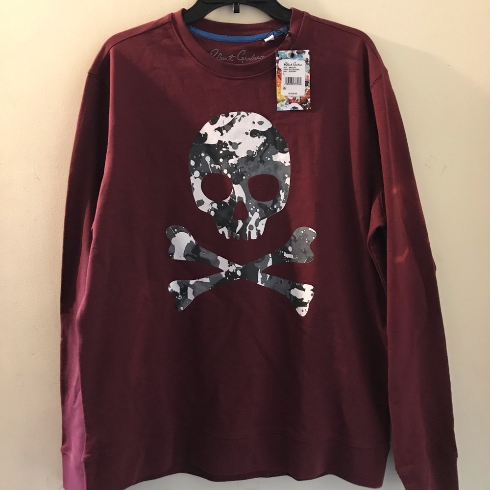 Robert Graham Knockout Skull Crewneck